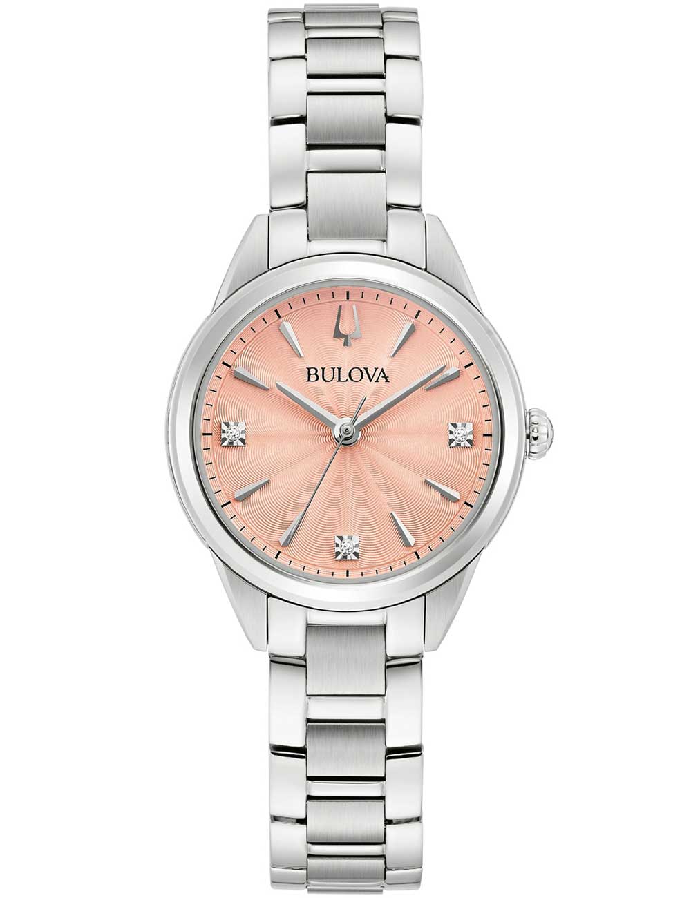 Bulova 96P254 moteriškas laikrodis Sutton 28mm 3ATM
