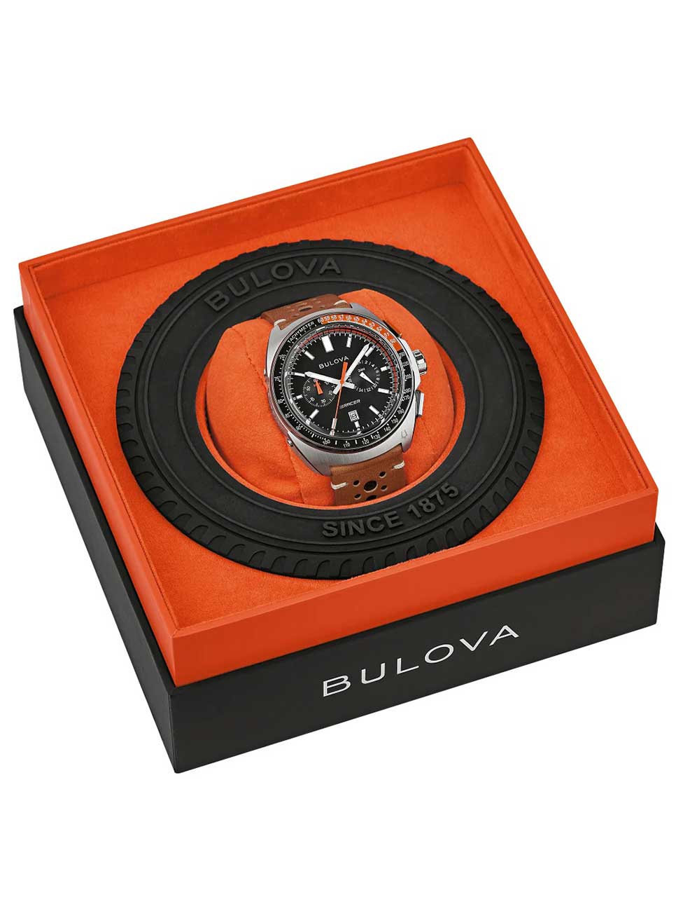 Bulova 98B427 vyriškas laikrodis Racer Chronograph 42mm 10ATM