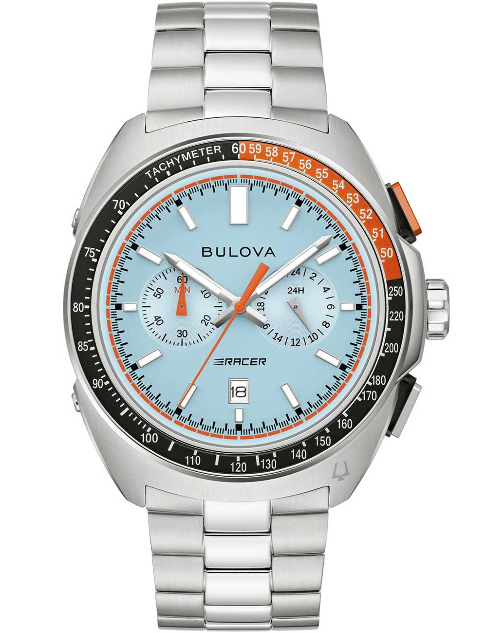 Bulova 98B432 vyriškas laikrodis Racer Chronograph 42mm 10ATM