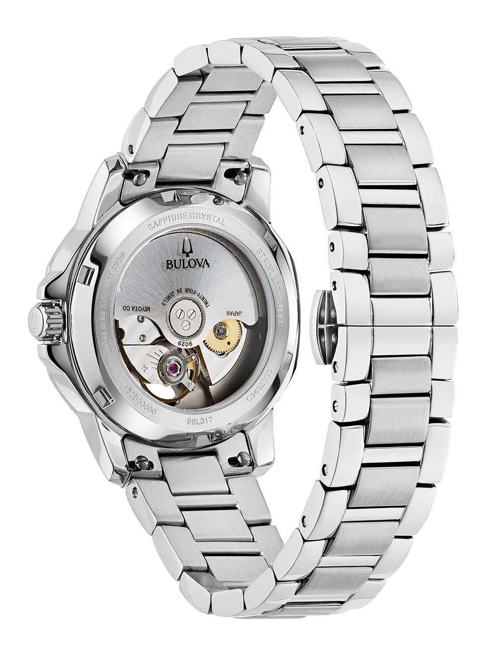 Bulova 98L317 moteriškas laikrodis Marine Star Automatic 35mm 10ATM
