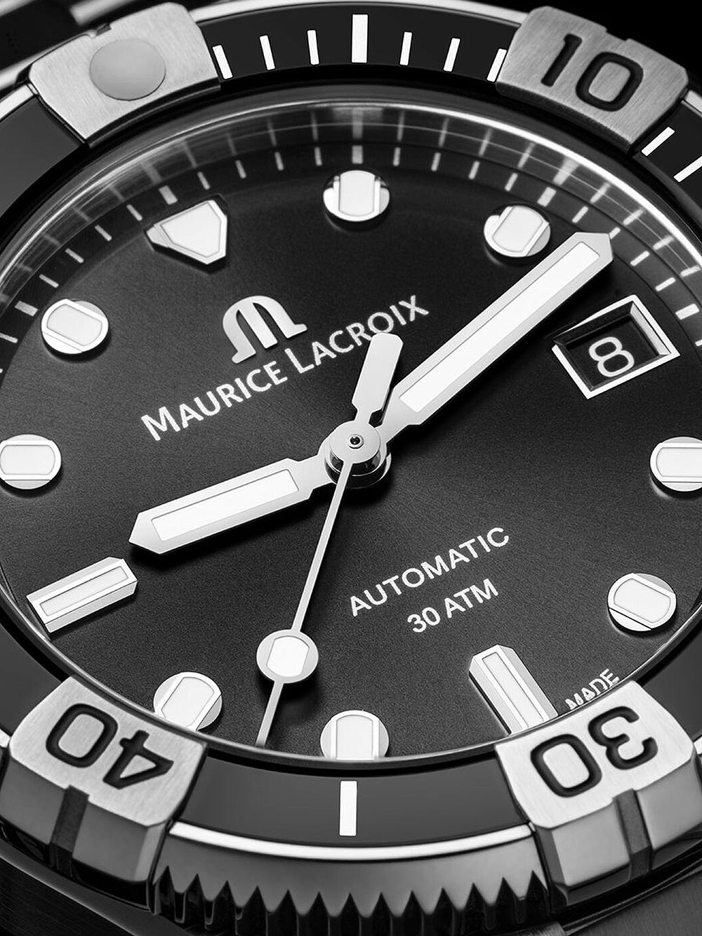Maurice Lacroix AI6057-SSL2F-330-A Aikon Automatic Venturer vyriškas laikrodis 38mm 30ATM