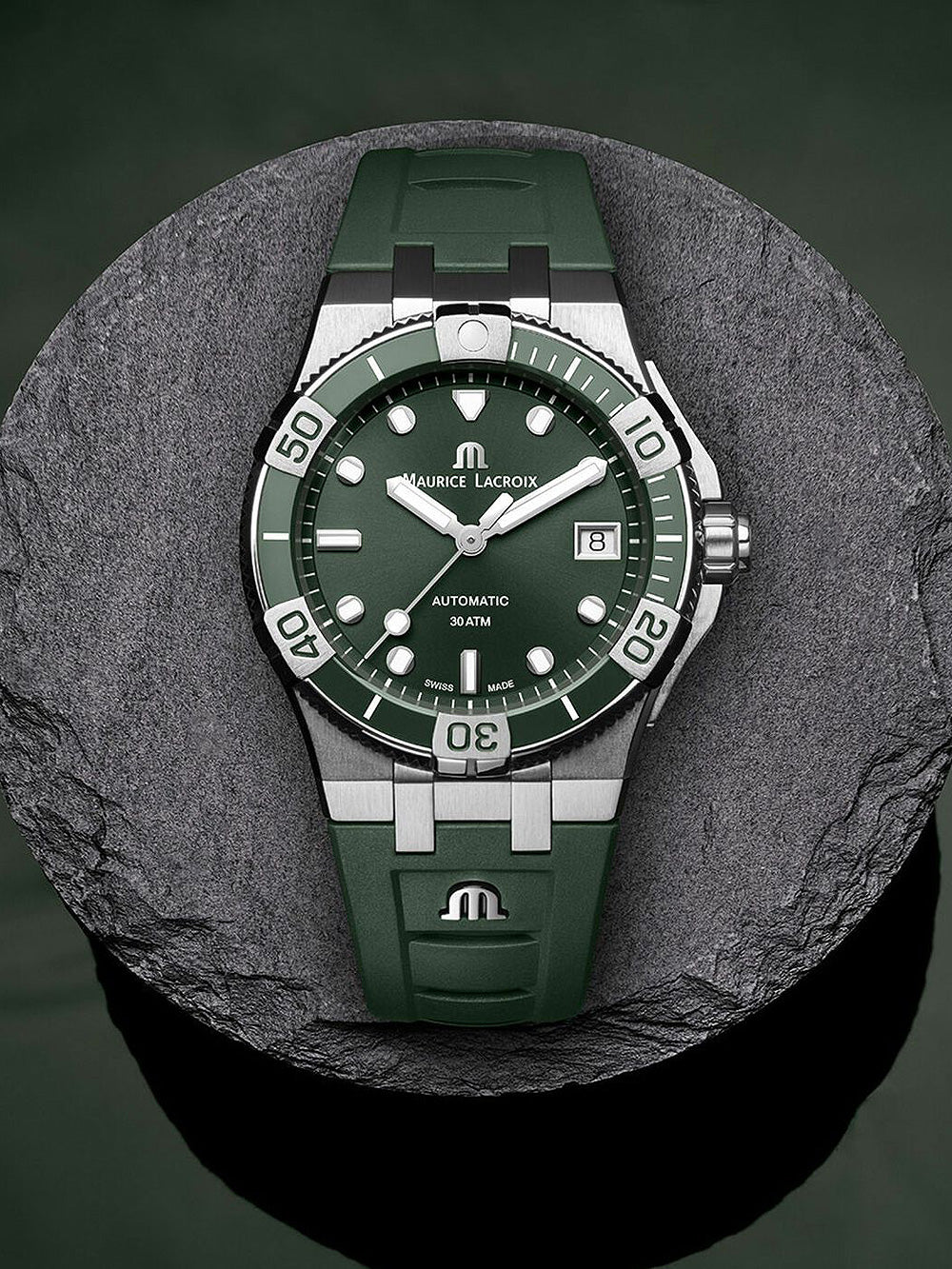 Maurice Lacroix AI6057-SSL5F-630-D Aikon Automatic Venturer vyriškas laikrodis 38mm 30ATM