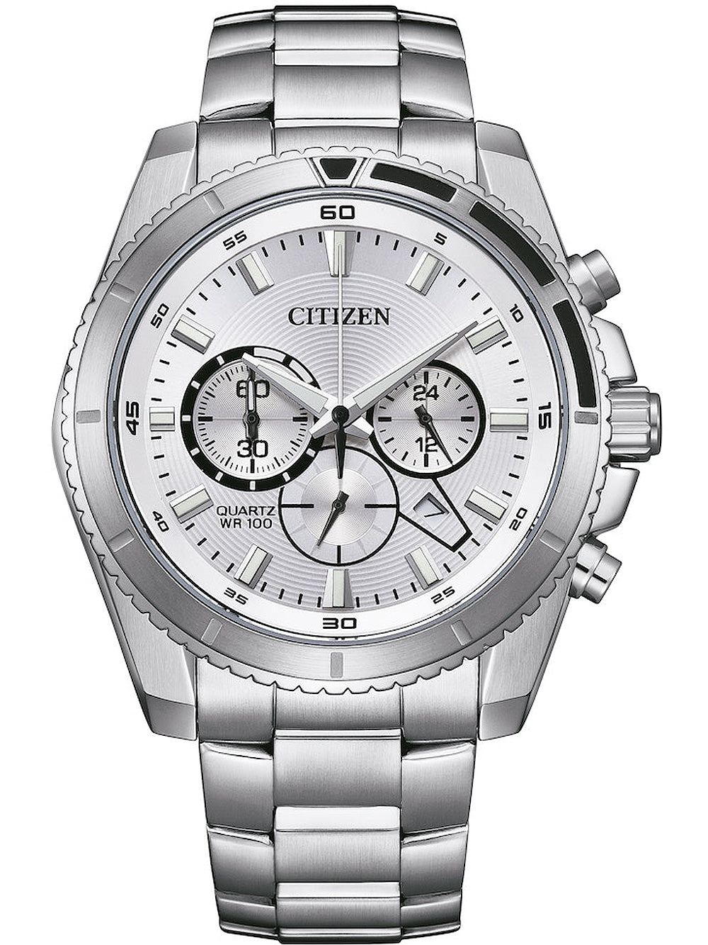 Citizen AN8200-50A Quartz Chronograph vyriškas laikrodis 44mm
