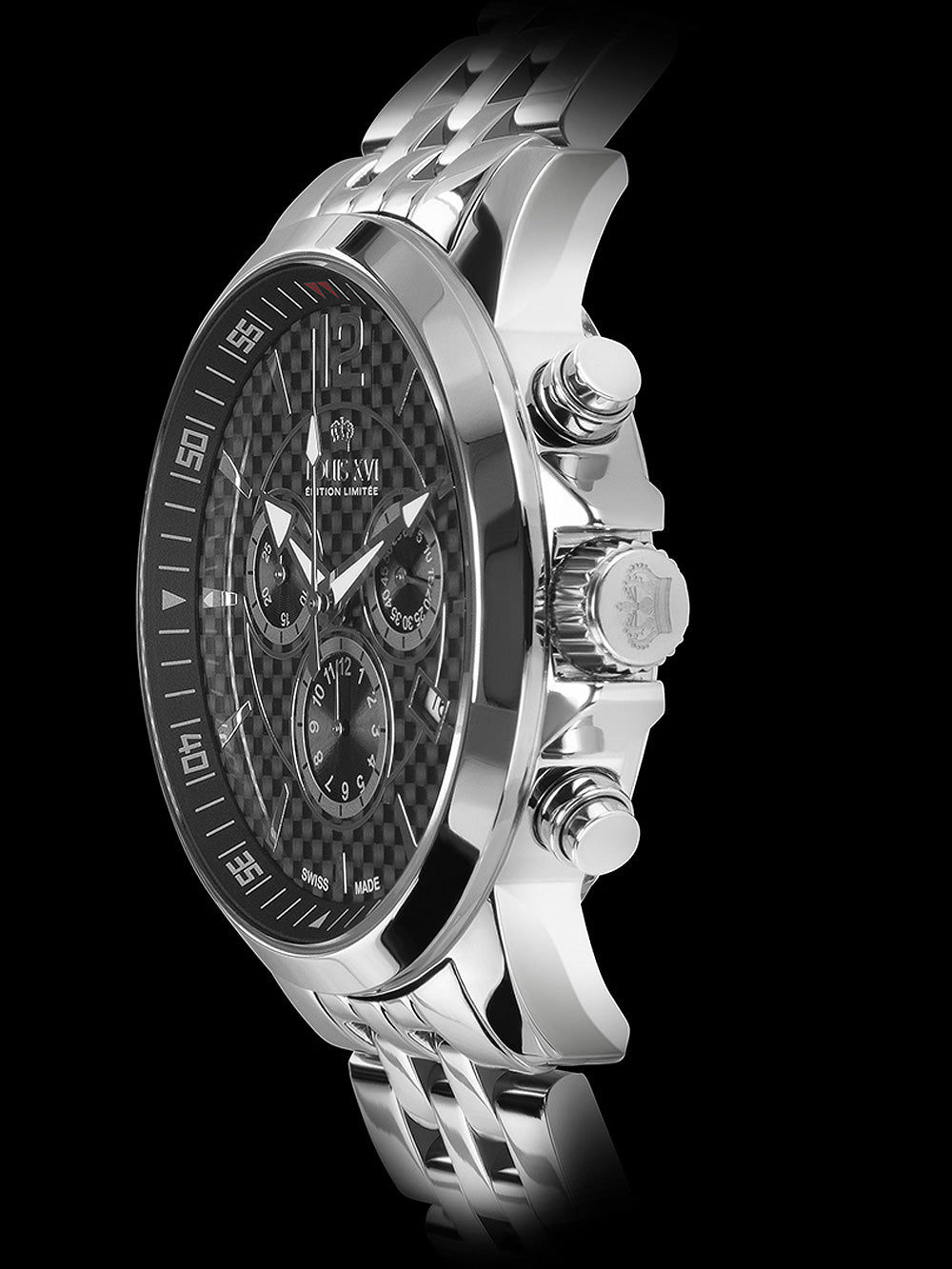 Louis XVI LXVI801 Athos Chronograph vyriškas laikrodis 43mm 5ATM