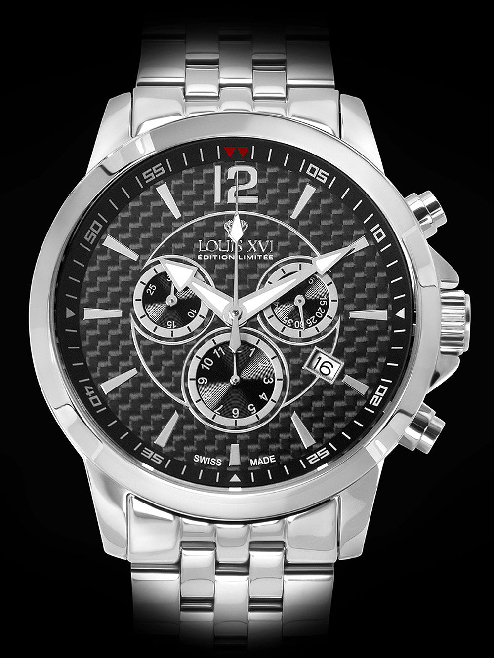 Louis XVI LXVI801 Athos Chronograph vyriškas laikrodis 43mm 5ATM