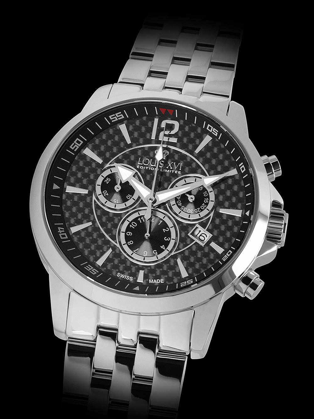 Louis XVI LXVI801 Athos Chronograph vyriškas laikrodis 43mm 5ATM