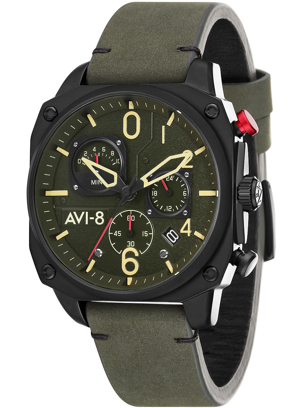 AVI-8 AV-4052-08 Hawker Hunter Chronograph vyriškas laikrodis 45mm 5ATM