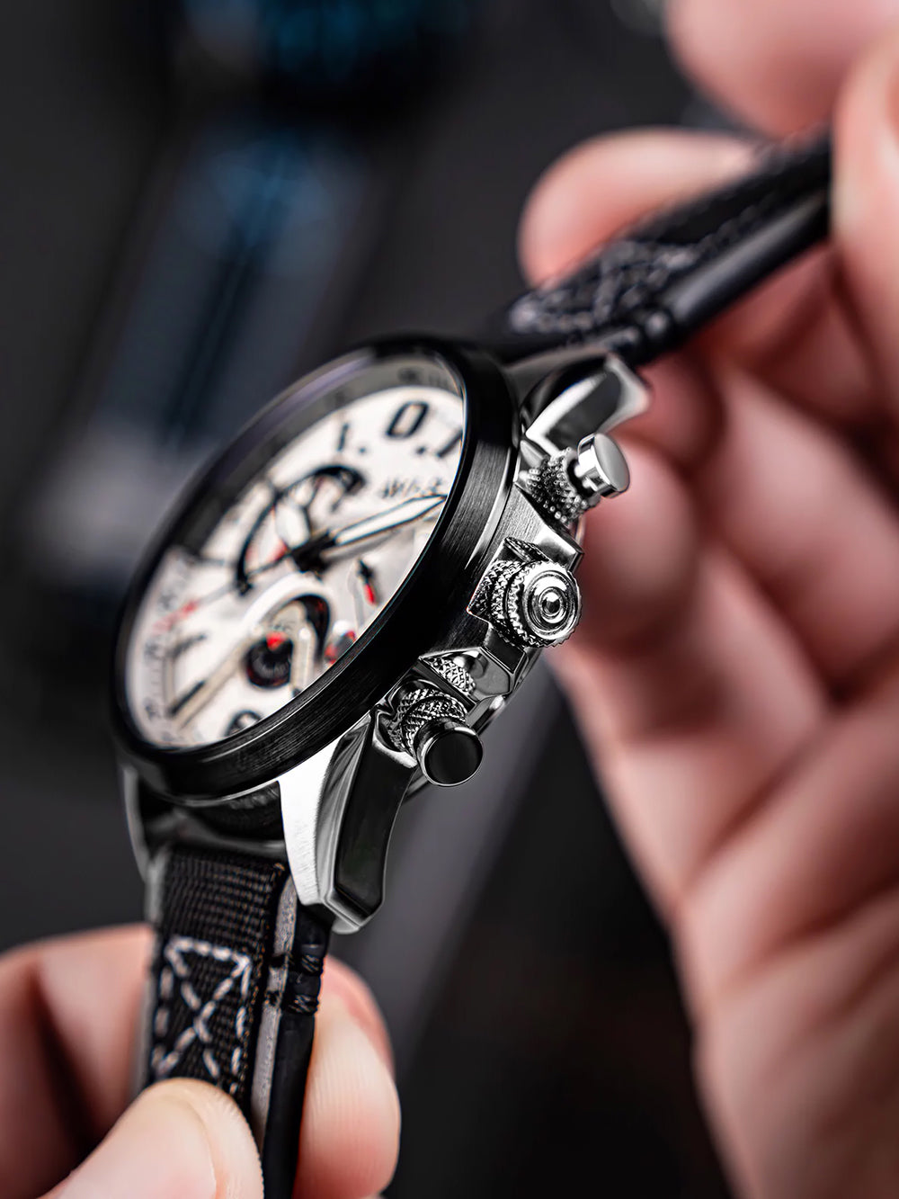 AVI-8 AV-4056-07 vyriškas laikrodis Hawker Harrier Dual Retrograde Chronograph 44mm 5ATM