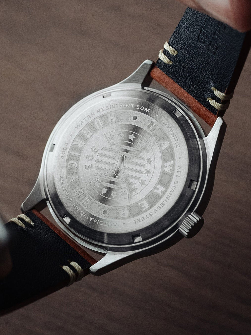 AVI-8 AV-4094-01 vyriškas laikrodis Hawker Hurricane Kent Automatic 43mm 5ATM