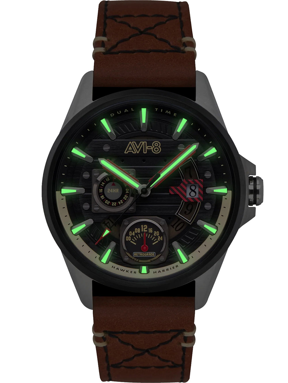 AVI-8 AV-4098-02 vyriškas laikrodis Hawker Harrier Farley Multi 44mm 5ATM