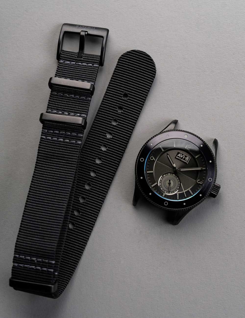 AVI-8 AV-4112-05 vyriškas laikrodis Flyboy Airmaster 40mm 5ATM