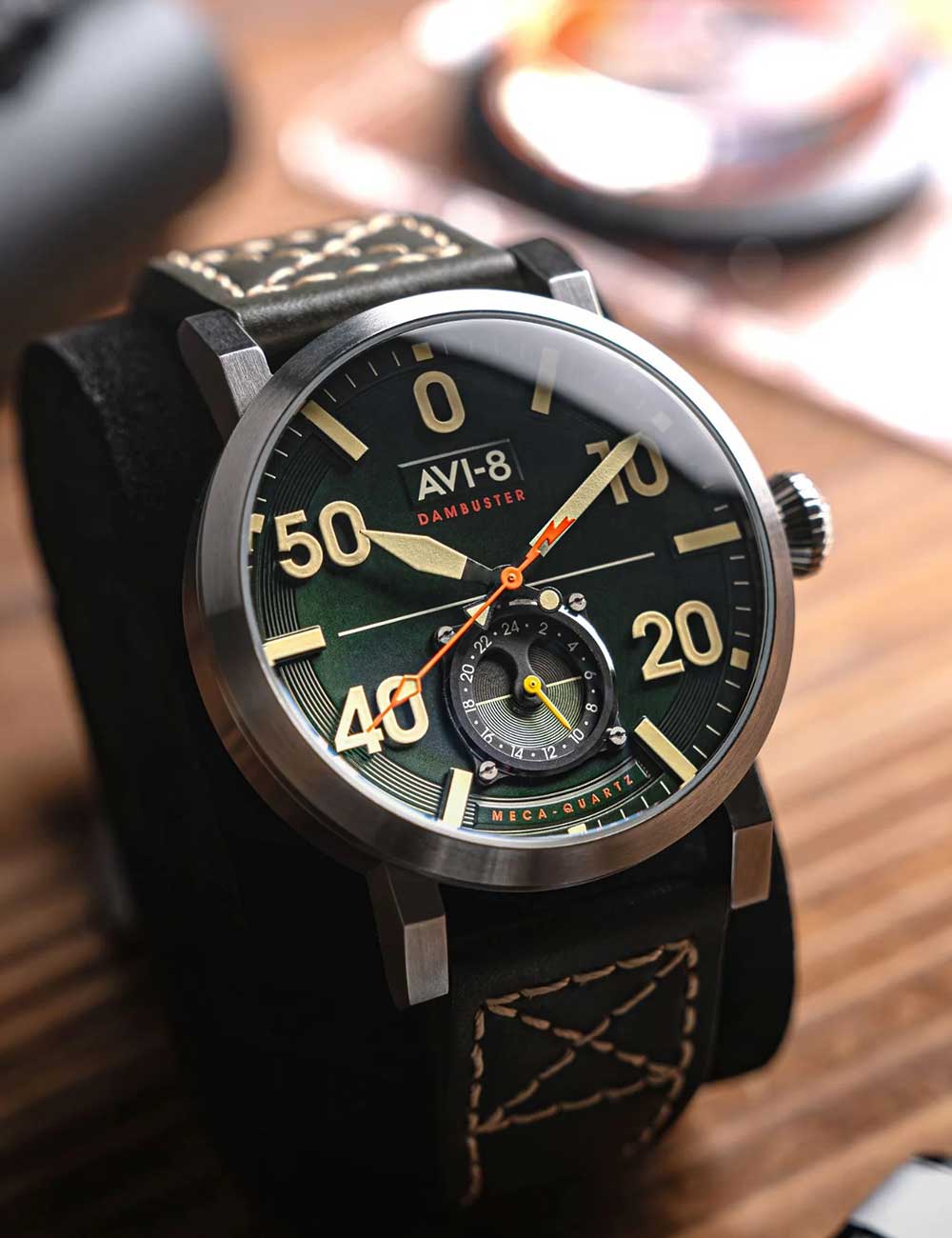 AVI-8 AV-4113-02 vyriškas laikrodis Dambuster Chadwick 43mm 5ATM