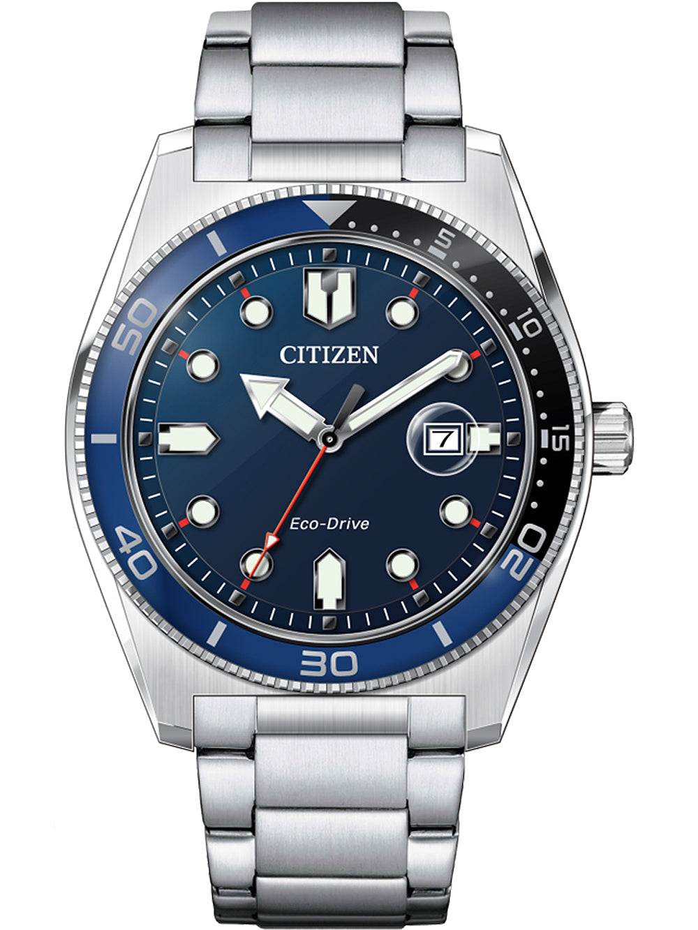 Citizen AW1761-89L Eco-Drive Sport vyriškas laikrodis 43mm 10ATM