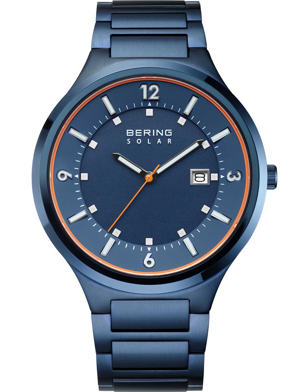 Bering 14442-797 Slim Solar vyriškas laikrodis 42mm 5ATM