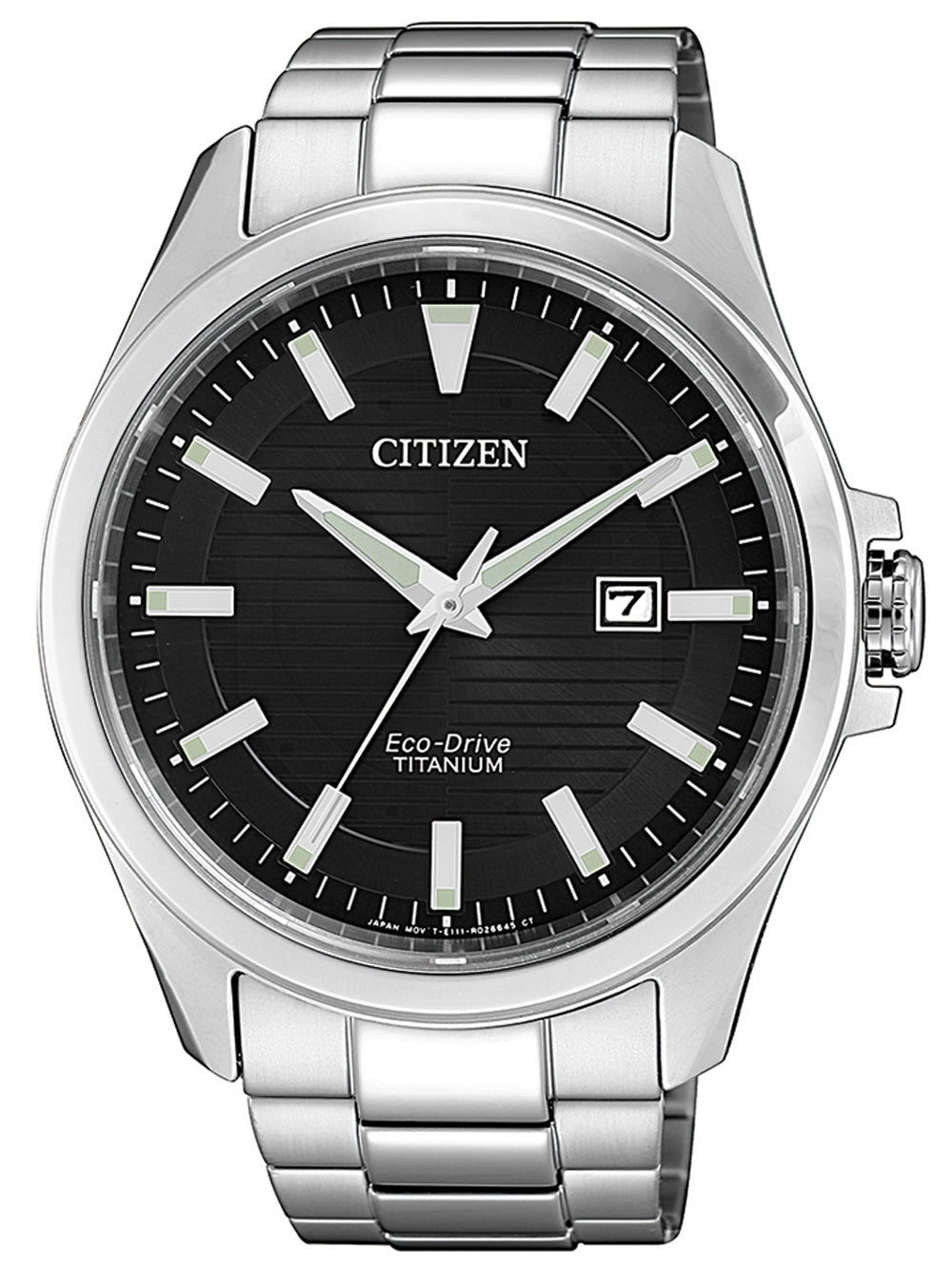 Citizen BM7470-84E Eco-Drive Titanium vyriškas laikrodis 43mm 10ATM