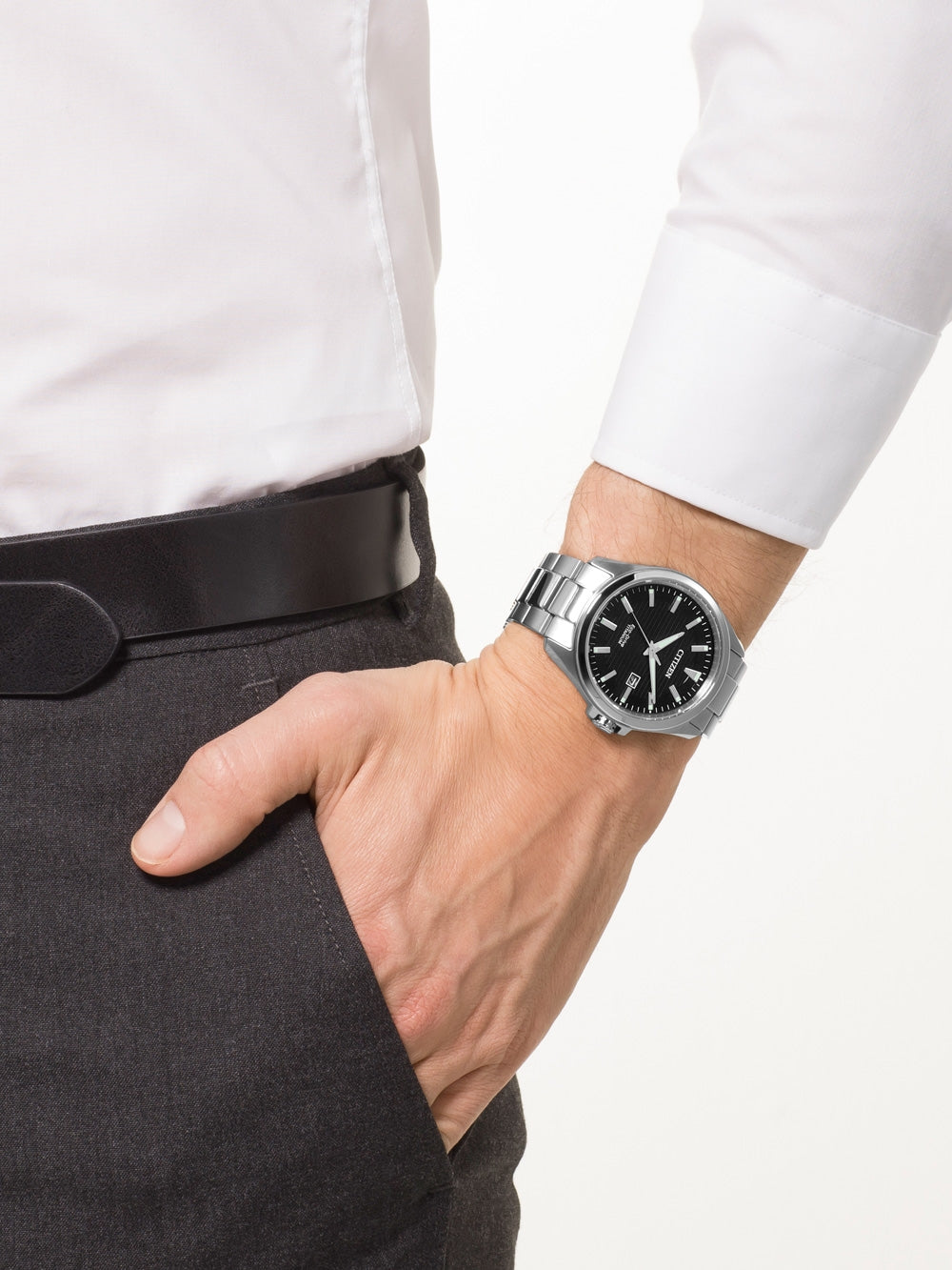 Citizen BM7470-84E Eco-Drive Titanium vyriškas laikrodis 43mm 10ATM