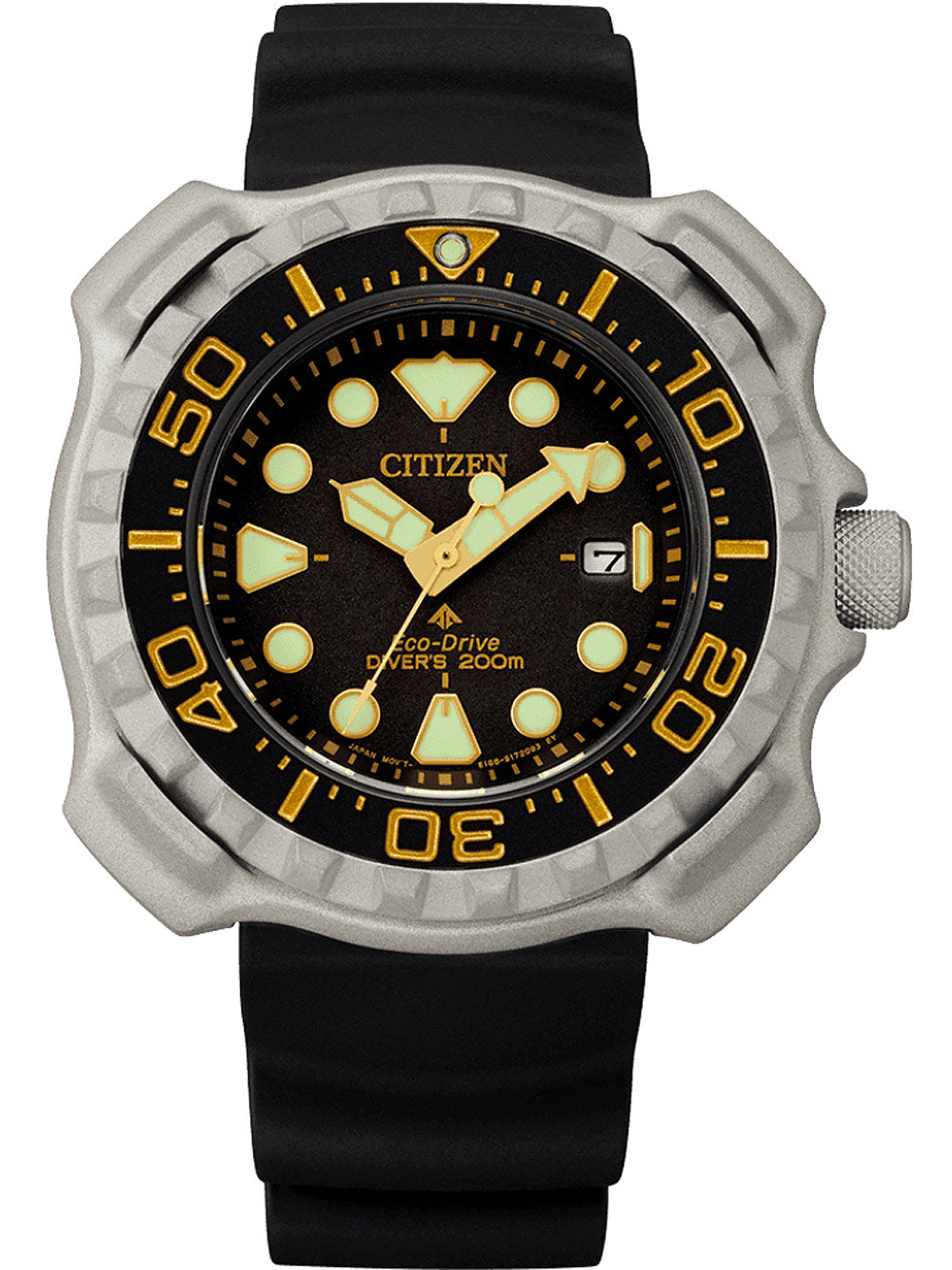 Citizen BN0220-16E Eco-drive Promaster Titanium vyriškas laikrodis 47mm 20ATM
