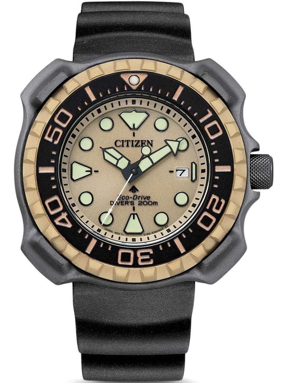 Citizen BN0226-10P Eco-Drive Promaster Titanium vyriškas laikrodis 47mm 20ATM