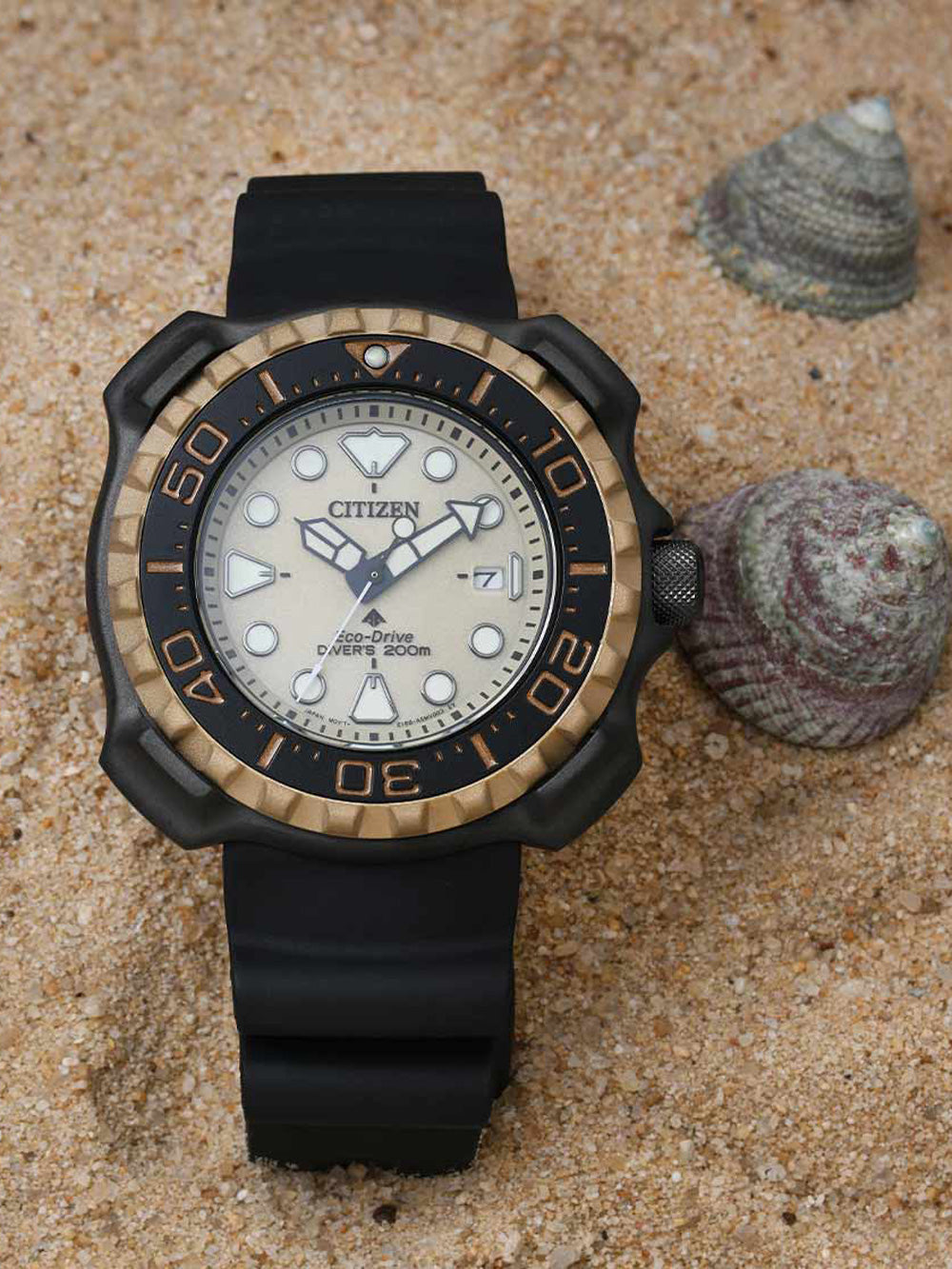 Citizen BN0226-10P Eco-Drive Promaster Titanium vyriškas laikrodis 47mm 20ATM