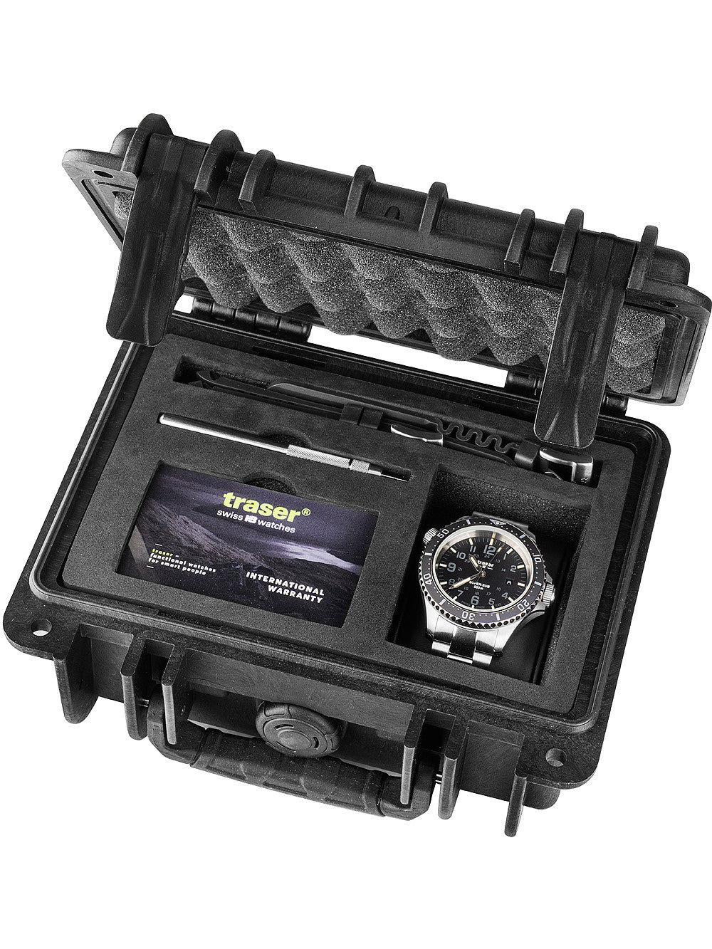 Traser H3 110321 P67 Diver Automatic Black Special Set vyriškas laikrodis 46mm 50ATM