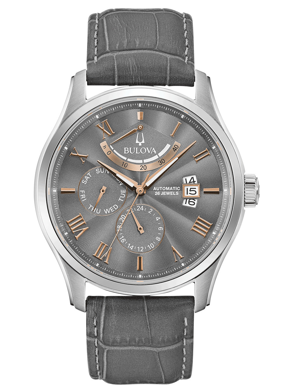 Bulova 96C143 Wilton Automatic vyriškas laikrodis 43mm 3ATM