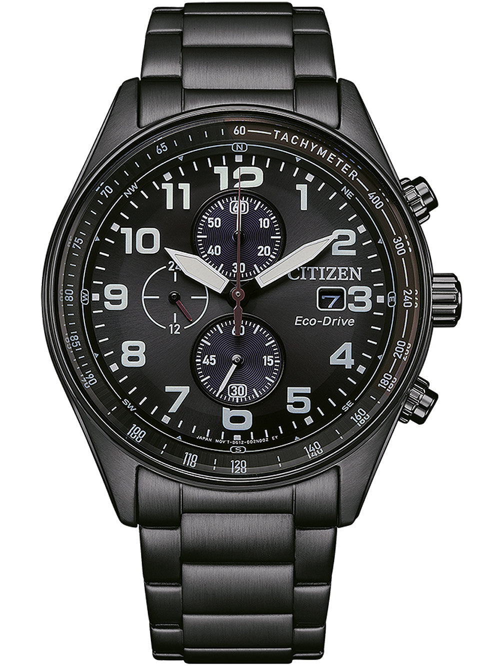 Citizen CA0775-79E Eco-Drive Chronograph vyriškas laikrodis 43mm 10ATM