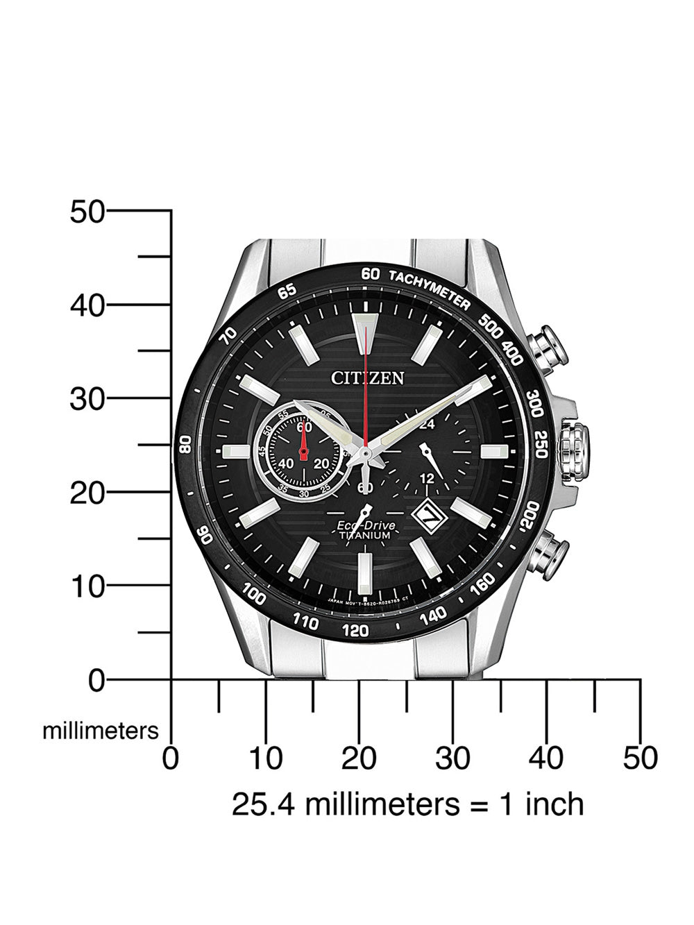 Citizen CA4444-82E Eco-Drive Titanium Chronograph 43mm 10ATM