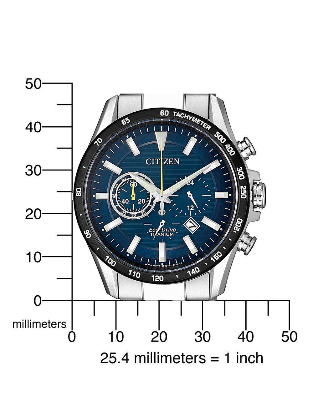 Citizen CA4444-82L Eco-Drive Titanium Chronograph 43mm 10ATM