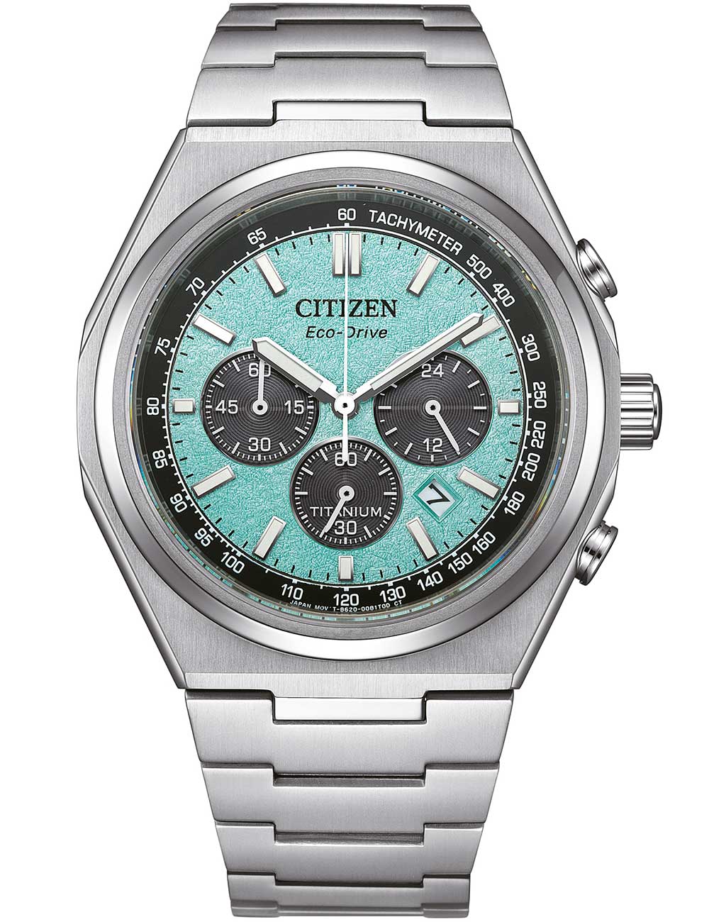 Citizen CA4610-85M vyriškas laikrodis Eco-Drive Super Titanium Chronograph 43mm 10ATM