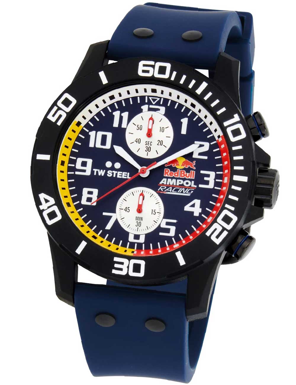 TW-Steel CA6 vyriškas laikrodis Carbon Red Bull Ampol Racing Chronograph 44mm 10ATM
