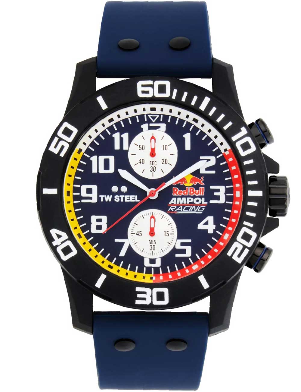 TW-Steel CA6 vyriškas laikrodis Carbon Red Bull Ampol Racing Chronograph 44mm 10ATM