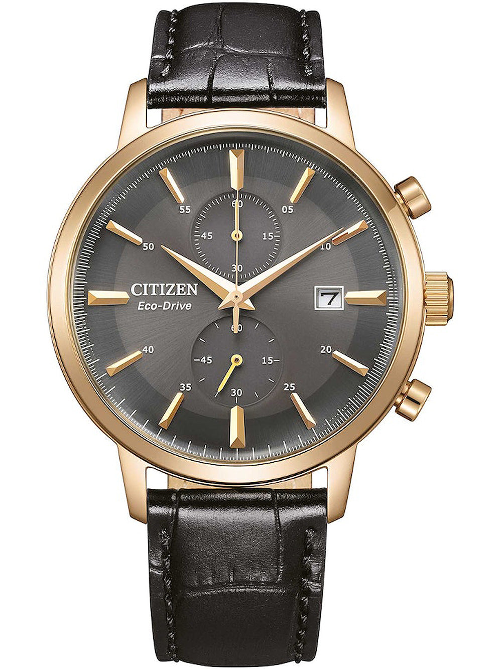 Citizen CA7067-11H Eco-Drive Chronograph vyriškas laikrodis 42mm 5ATM