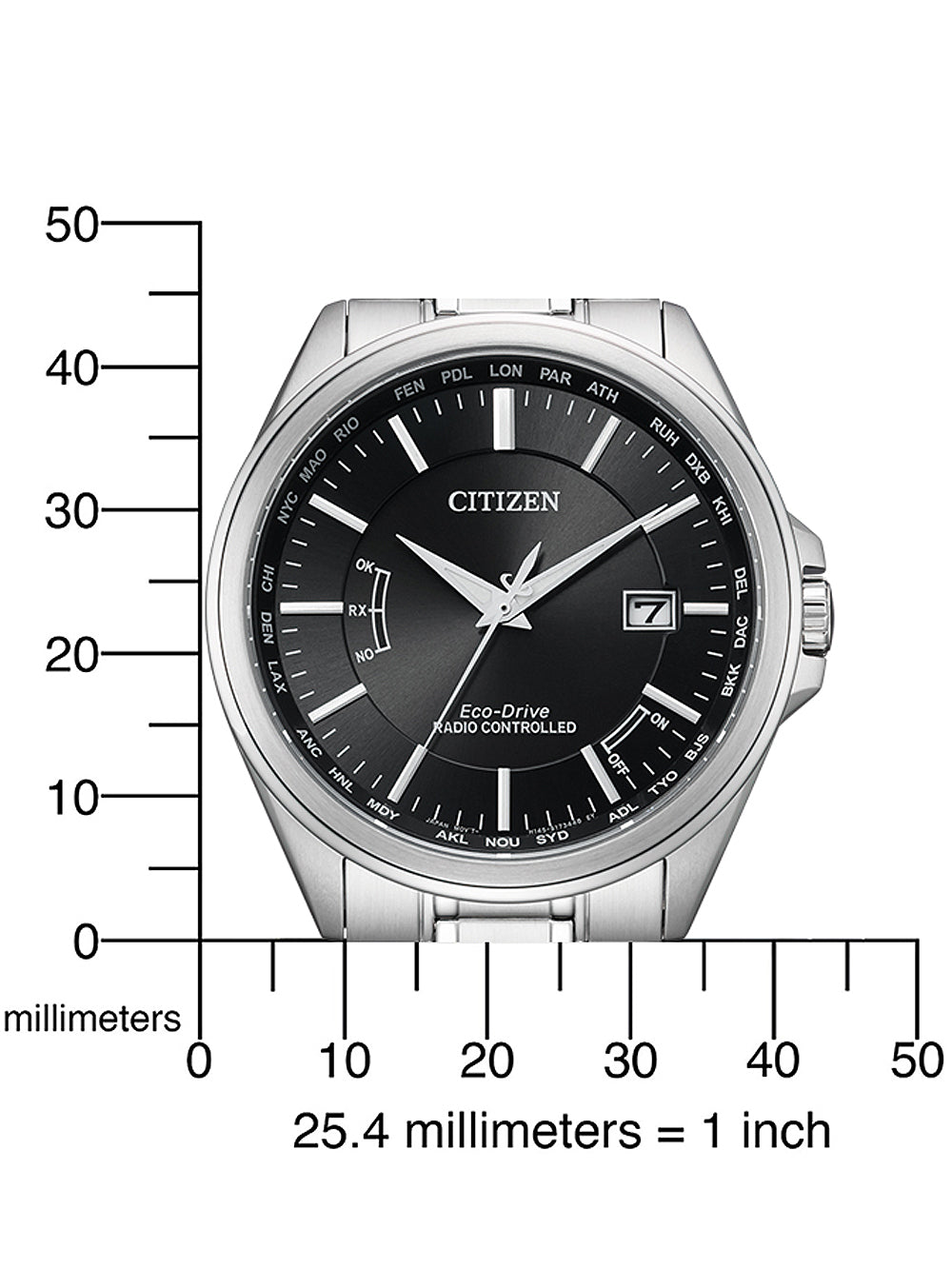 Citizen CB0250-84E Eco-Drive radio controlled 43mm 10ATM