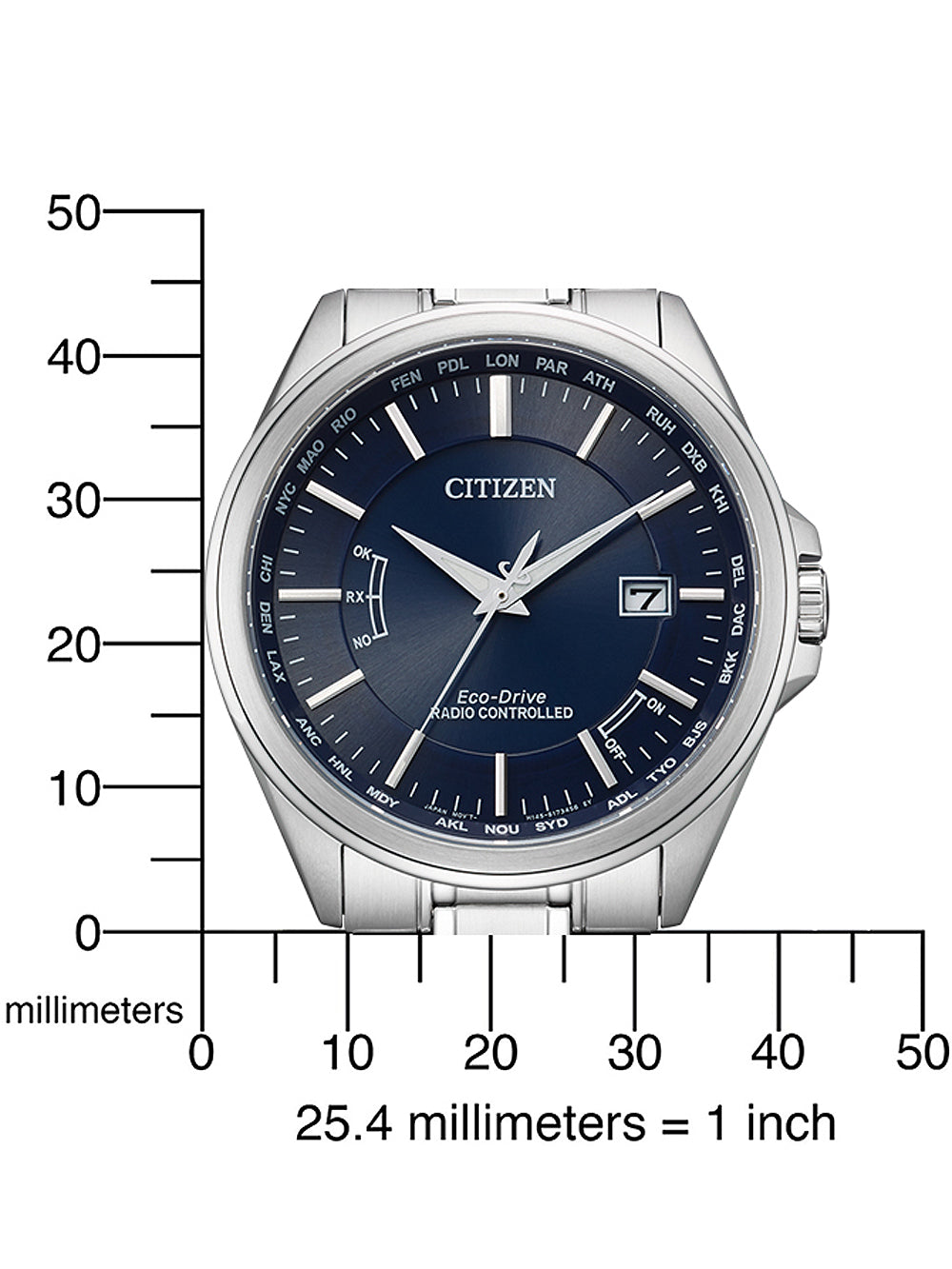 Citizen CB0250-84L Eco-Drive radio controlled 43mm 10ATM