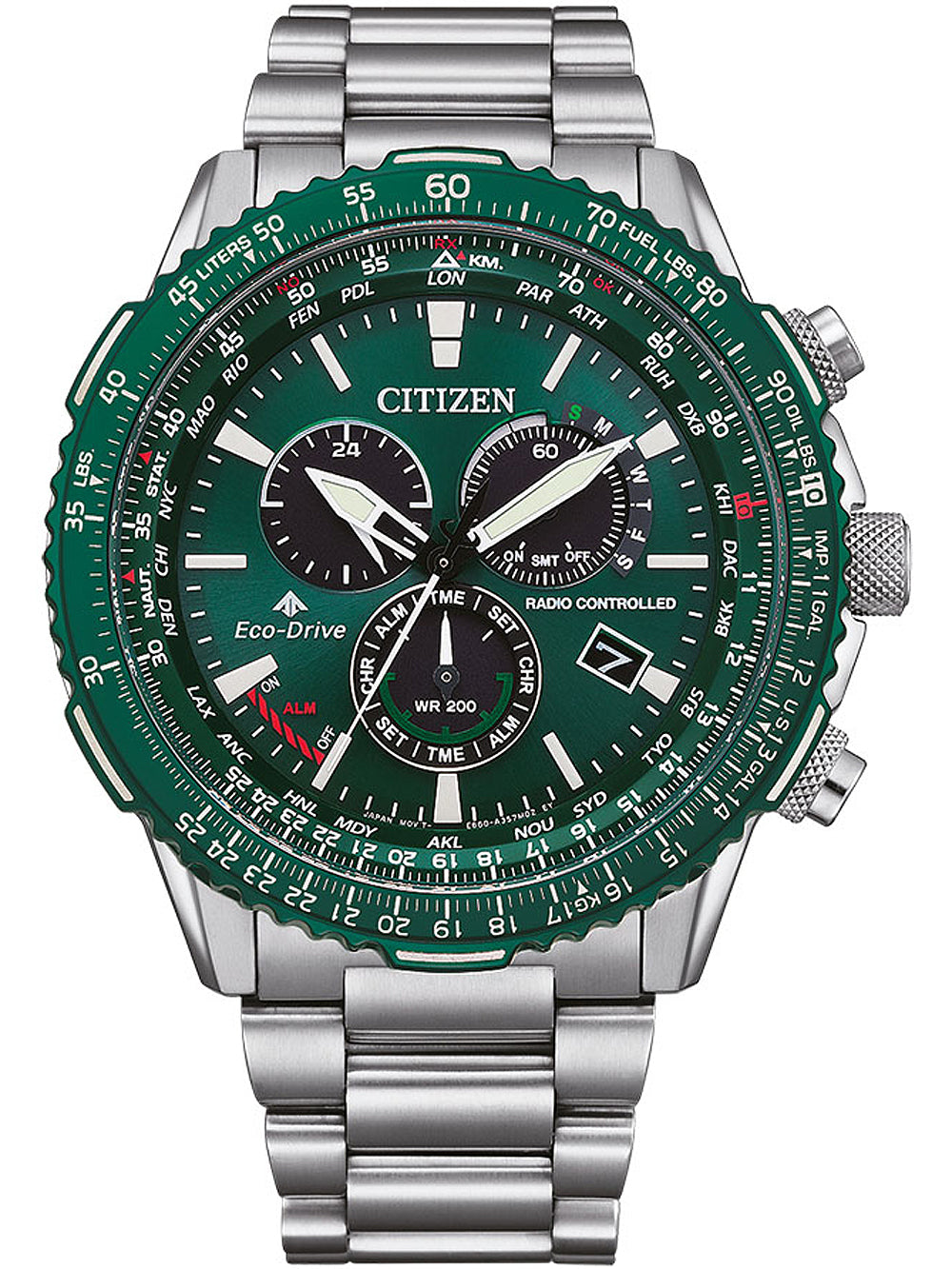 Citizen CB5004-59W Radio-Controlled Eco-Drive Promaster vyriškas laikrodis 45mm
