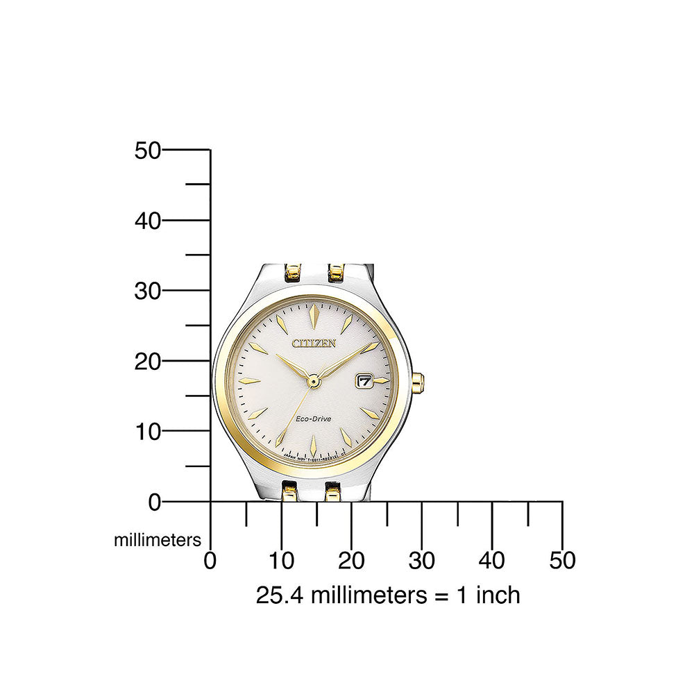Citizen EW2484-82B Elegance moteriškas laikrodis 28mm 3 ATM