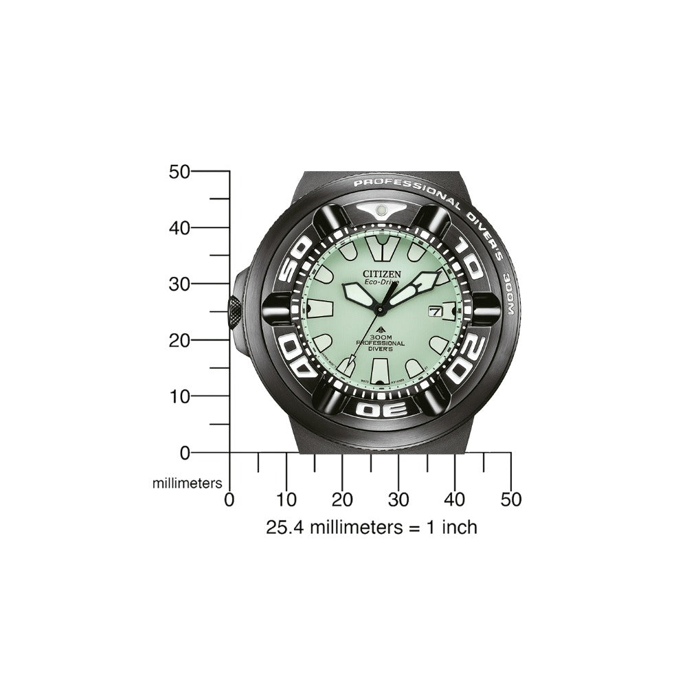 Citizen BJ8055-04X vyriškas laikrodis Eco-Drive Professional Diver 48mm 30ATM