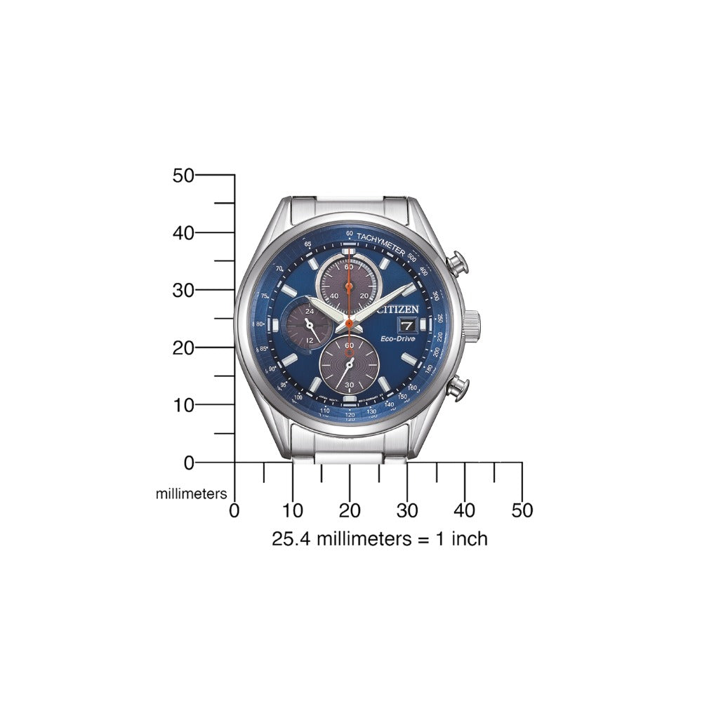Citizen CA0459-79L vyriškas laikrodis Eco-Drive Chronograph 40mm 10ATM