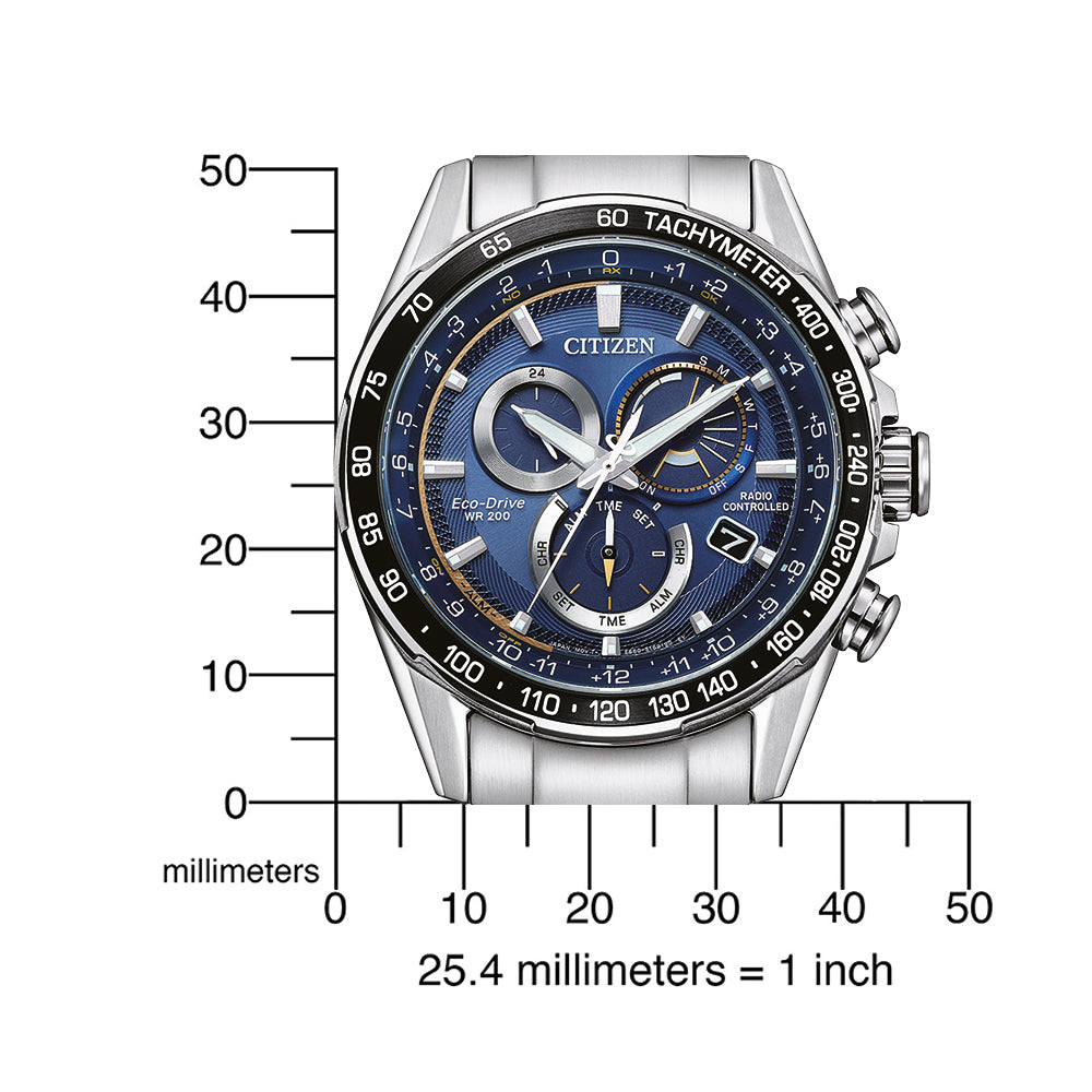 Citizen CB5914-89L Eco-drive radio controlled vyriškas laikrodis 44mm 20ATM