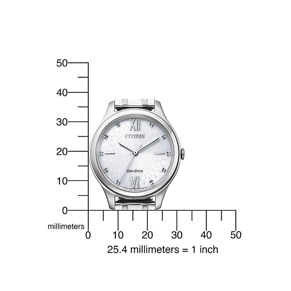 Citizen EM0500-73A Eco-Drive moteriškas laikrodis 30mm 5ATM