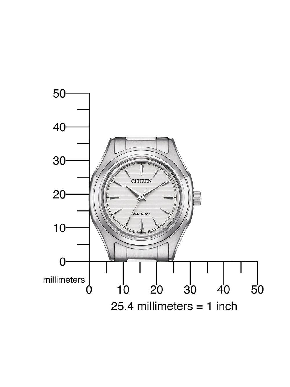 Citizen FE2110-81A Eco-Drive moteriškas laikrodis 31mm 10ATM