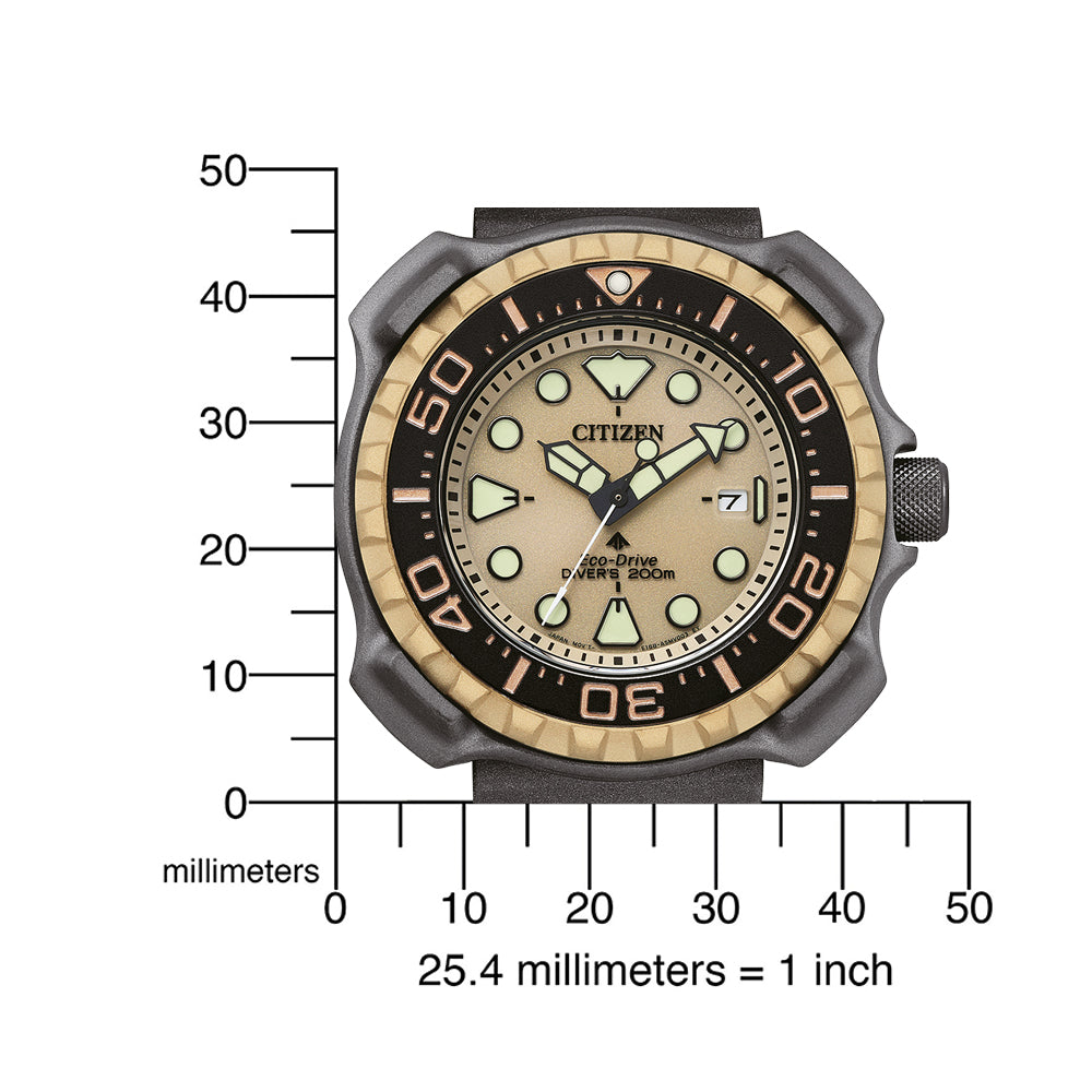 Citizen BN0226-10P Eco-Drive Promaster Titanium vyriškas laikrodis 47mm 20ATM