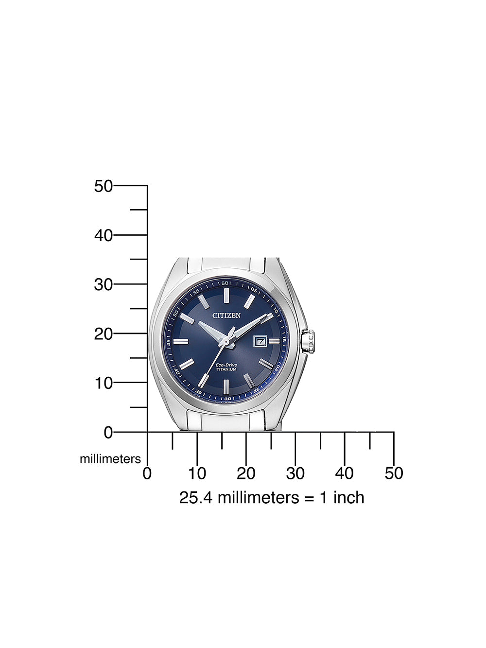 Citizen EW2210-53L Eco-Drive Super-Titanium moteriškas laikrodis 34mm 10 ATM