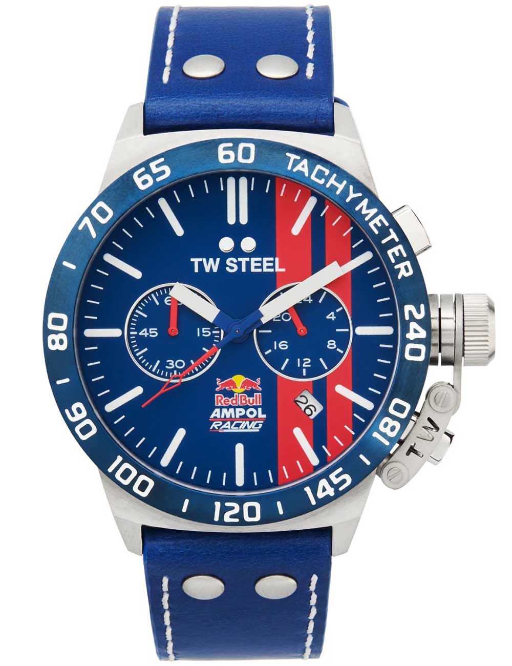 TW-Steel CS122 vyriškas laikrodis Red Bull Ampol Racing Chronograph 45mm 10ATM