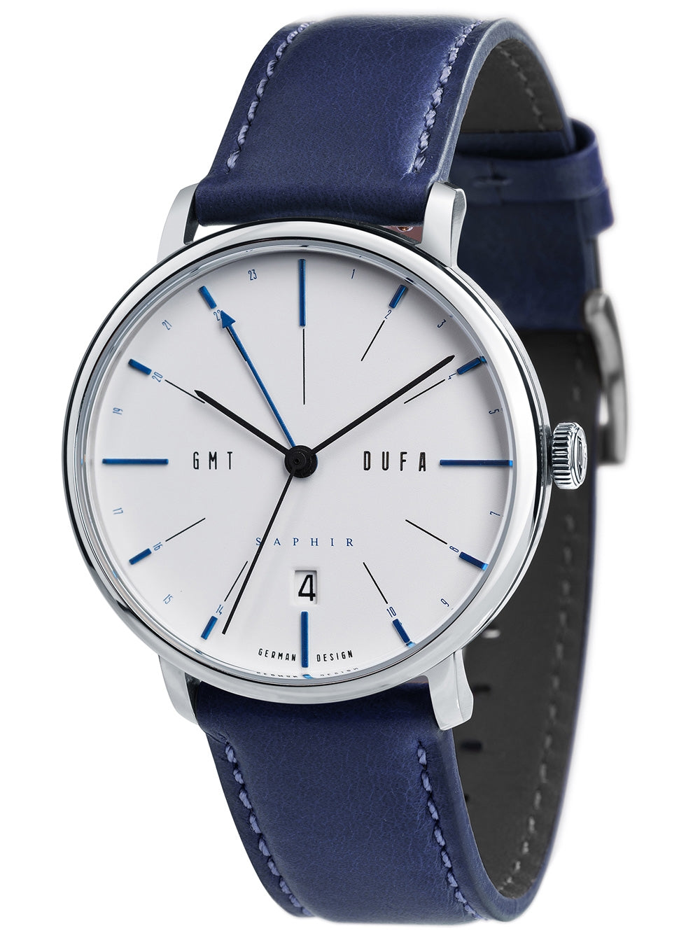 DuFa DF-9030-01 Sapphire vyriškas laikrodis 40mm 3ATM