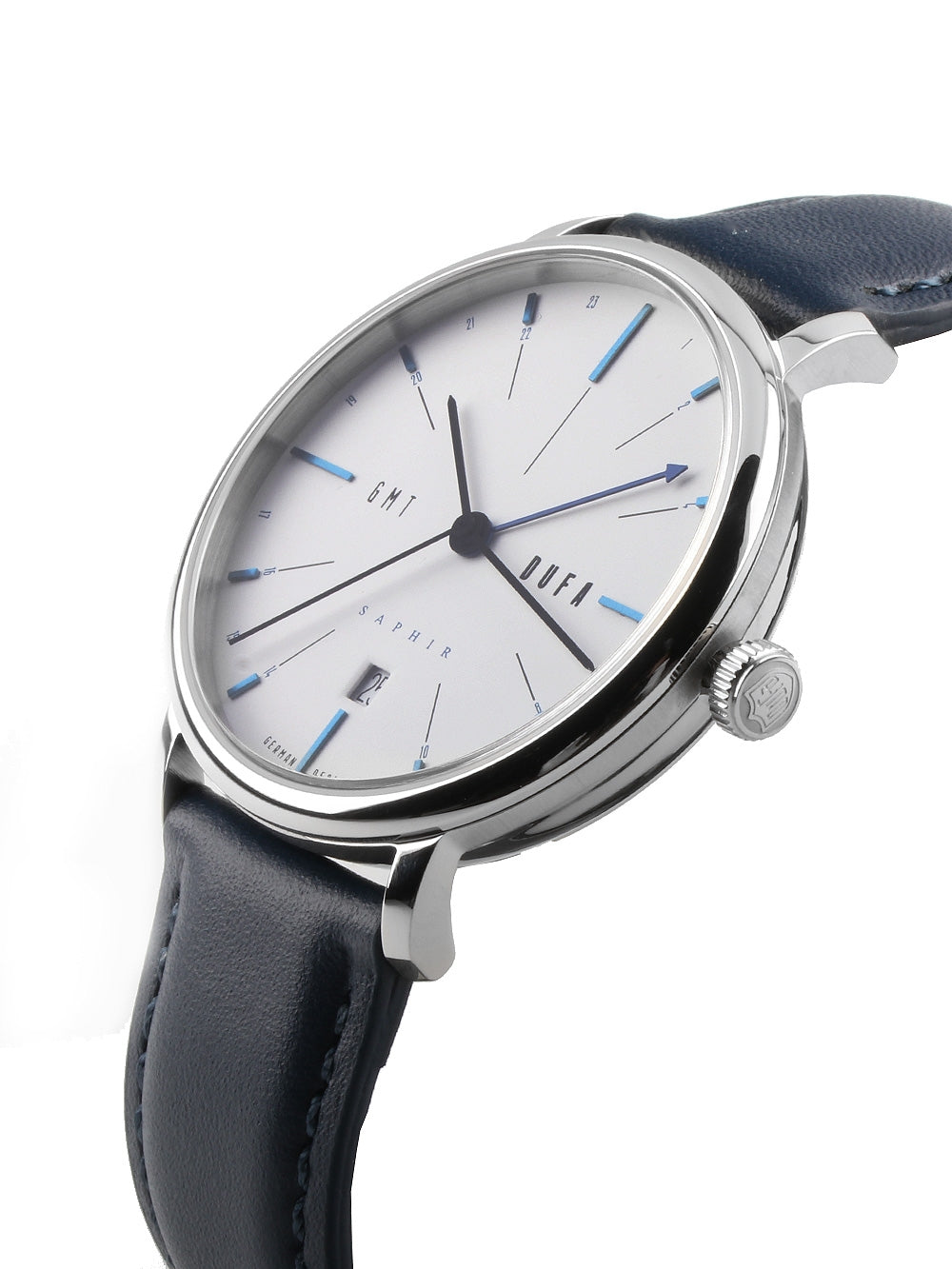 DuFa DF-9030-01 Sapphire vyriškas laikrodis 40mm 3ATM
