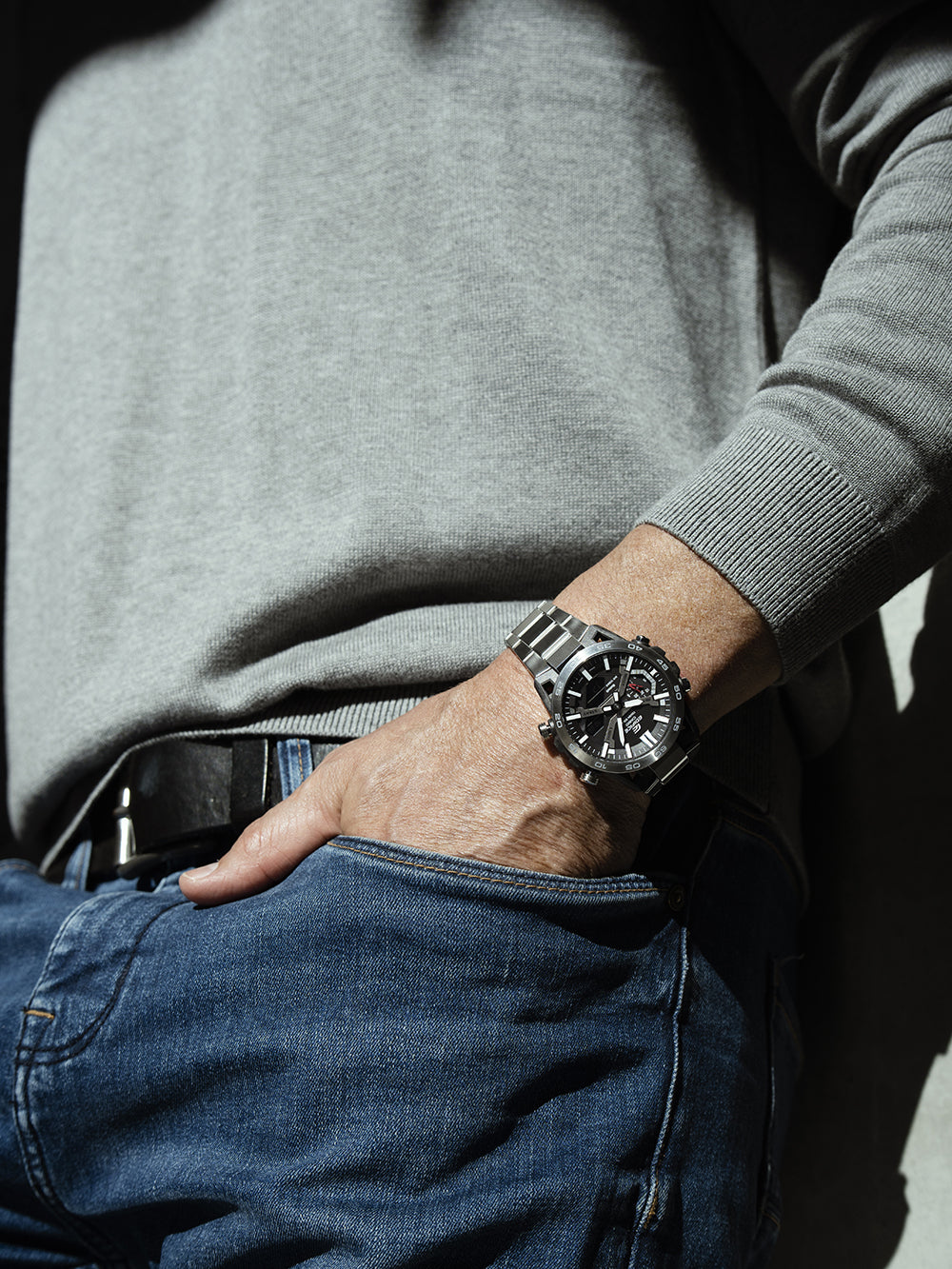 Casio ECB-2000D-1AEF Edifice Solar vyriškas laikrodis 48mm 10ATM