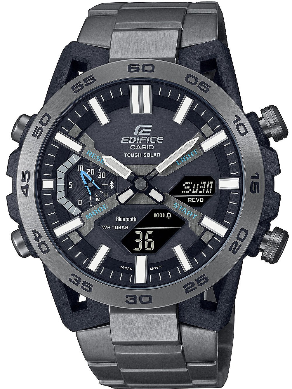 Casio ECB-2000DC-1AEF Edifice Solar laikrodis 48mm 10ATM