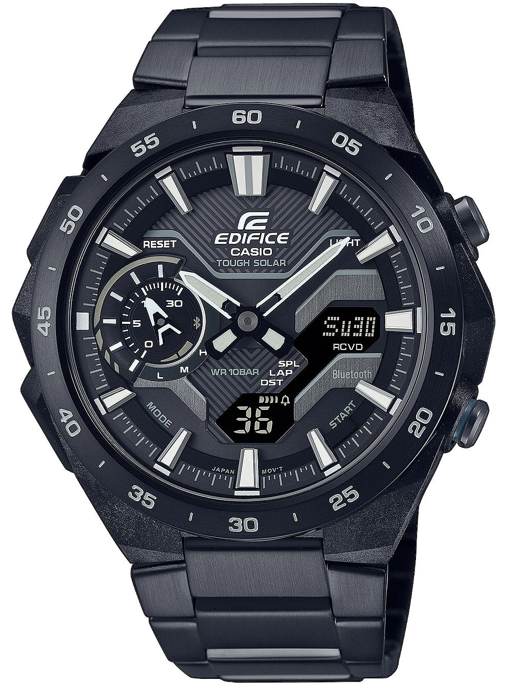 Casio ECB-2200DC-1AEF Edifice Solar vyriškas laikrodis 48mm 10ATM