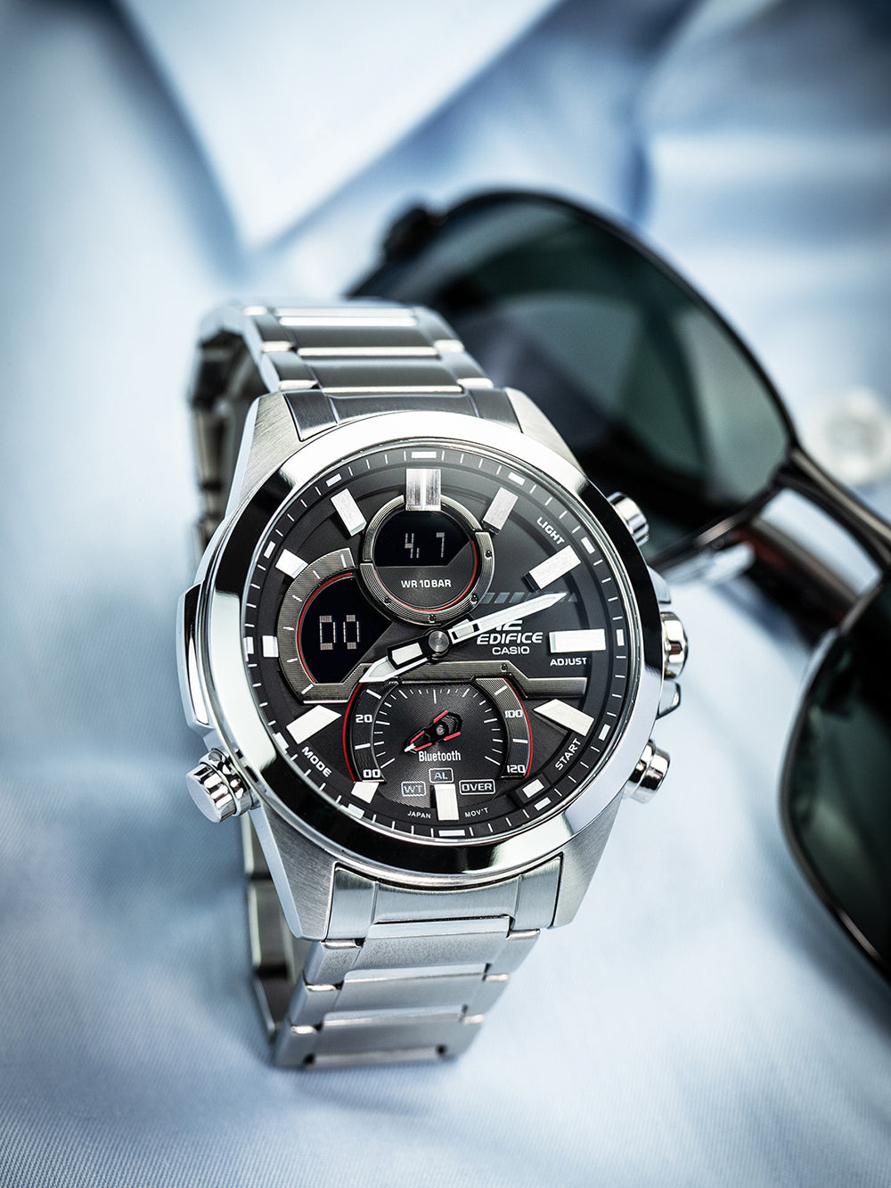 Casio ECB-30D-1AEF Edifice laikrodis 48mm 10ATM